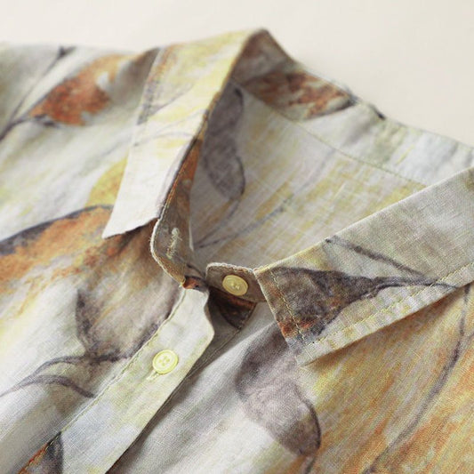 Elegant Nature-Inspired Shirt