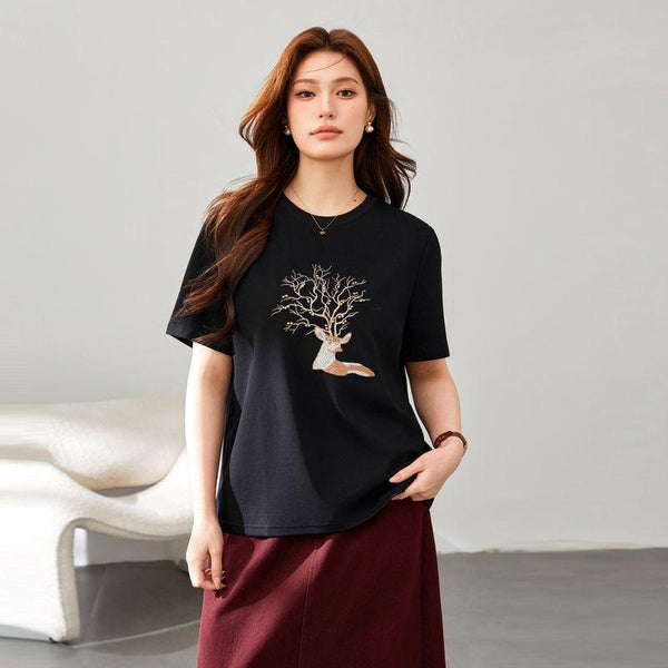 Tree embroidered T-Shirts 🌳